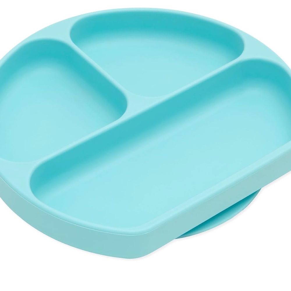 Silicone Grip Dish, Suction Plate, Divided Plate, Baby Toddler